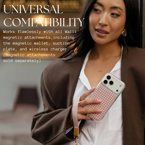 Vista 3 de Walli Fundas magnéticas para iPhone 14, compatible con cartera