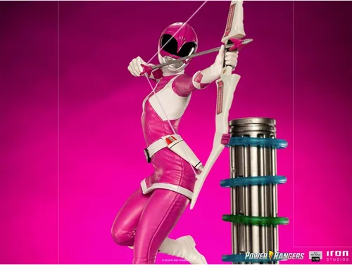 Vista 7 de Iron Studios - Mighty Morphin Power Rangers - Escala de arte BDS Pink Ranger 1/10
