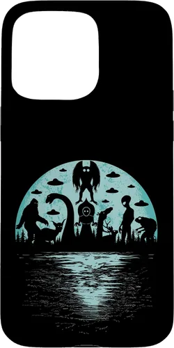 Vista 31 de Bigfoot Nessie Mothman and Aliens Cryptid Ovnis Cryptozoology - Carcasa para iPhone 17
