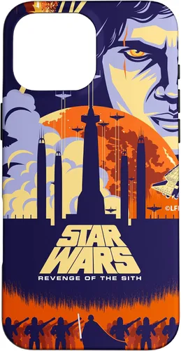 Vista 19 de Star Wars Funda con póster de película ilustrada La venganza de los Sith para iPhone 17