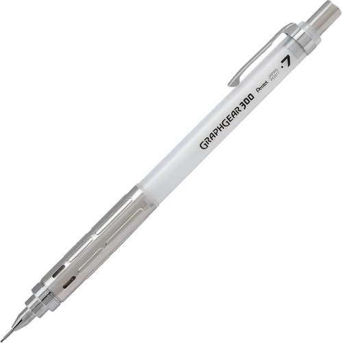 Vista 11 de Pentel GraphGear 300 - Lápiz mecánico, caja de 12 lápices, color negro, 0.028 in