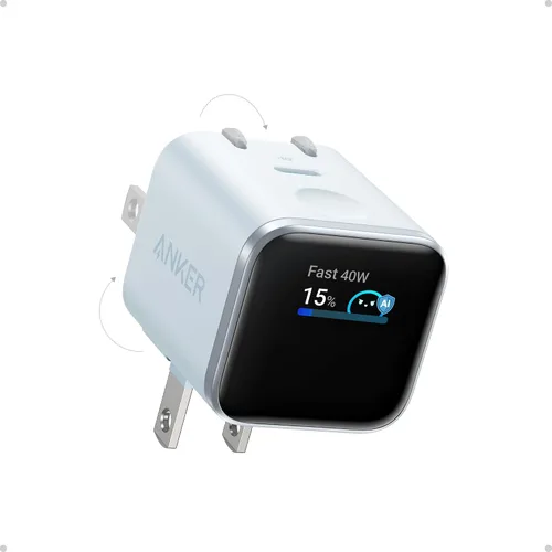 Vista 17 de Anker Cargador de pantalla inteligente nano, cargador rápido USB C máximo Negro
