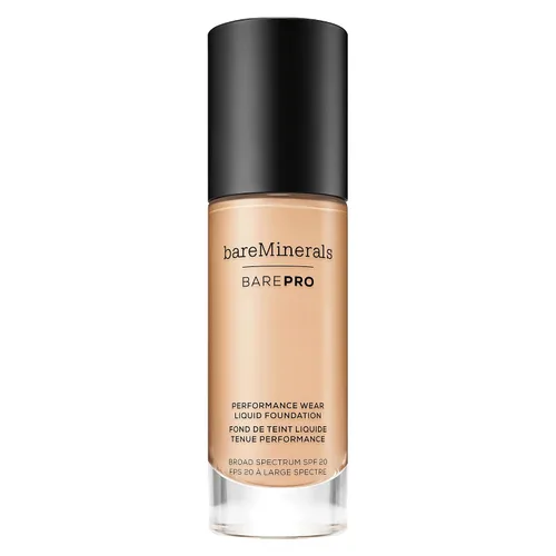 Vista 32 de bareMinerals BarePro 24HR Wear Matte Liquid Foundation Mineral SPF 20, Base de maquillaje de cobertura completa para piel madura, libre de aceite