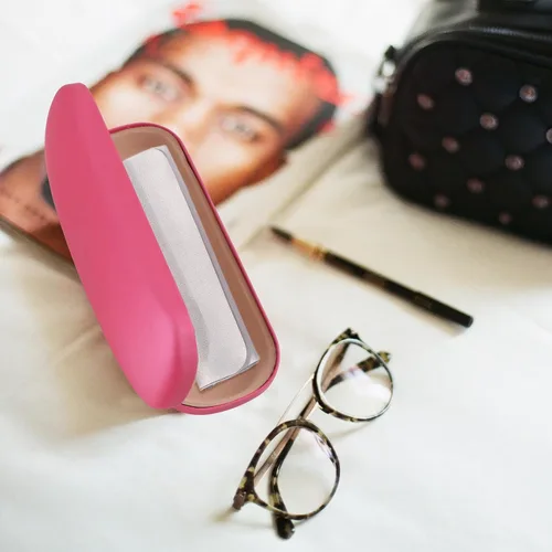 Vista 7 de Marvolia Estuche rígido para gafas de sol, funda de piel sintética para gafas de sol