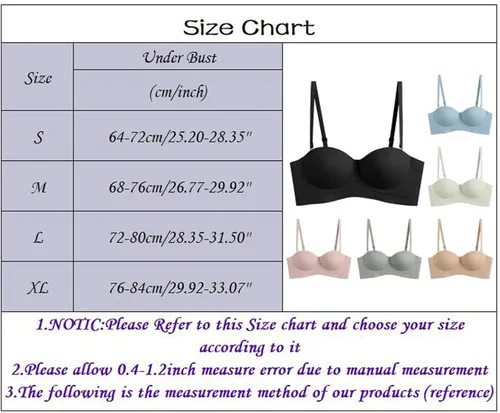 Vista 4 de Status of A Gift Sticky Bra D Pregnant with Twins Womens Bras 46B The Official Plus Size with Built in Bra