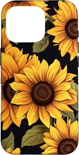 Vista 20 de Aesthetic Sunflowers Funda con diseño de flores silvestres para iPhone 17