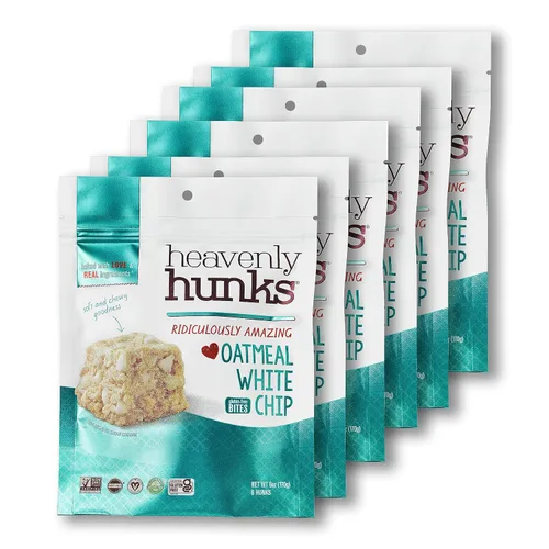 Vista 15 de Heavenly Hunks Soft-Baked Birthday Cake Oat Bites, Gluten Free, Vegan and Made with Real Ingredients