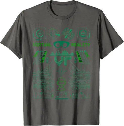 Vista 53 de Camiseta de realidad virtual VR Retro Gamers, Negro, S