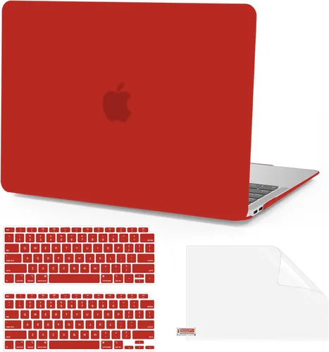 Vista 11 de Anban Funda compatible con MacBook Air de 13 pulgadas M1 2022 2021 2020 2019 2018 versión A2337 A2179 A1932 Touch ID, funda rígida de plástico mate