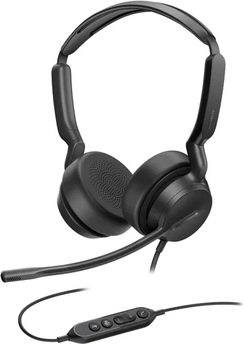 Vista 7 de Yealink UH42 USB-C/A Mono Auriculares con Micrófono para Computadora PC, Auriculares con Cable Certificados Equipos, Micrófono con Cancelación