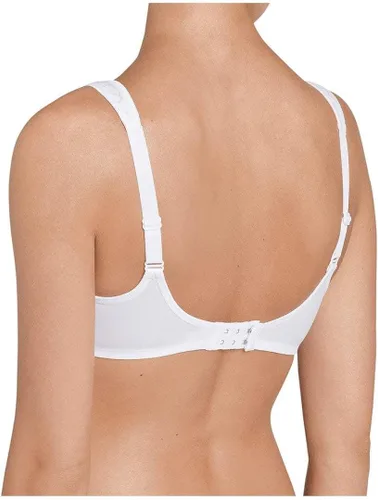 Vista 2 de Triumph Elegant algodón N Non Wired No acolchado Full Cup brasier de apoyo, Cobertura total, 38D, Blanco