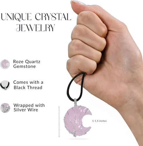 Vista 7 de Crystal Necklace, Crystals, Crystal Gifts, Gemstones, Crystal Pendant, Spiritual Gifts