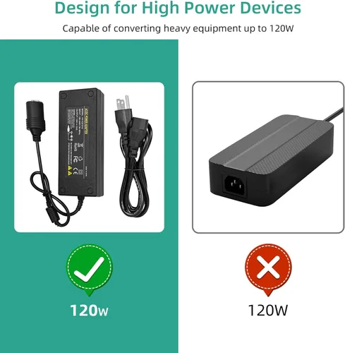 Vista 5 de Convertidor de CA a CC DOBVDLA de 120 W, adaptador de fuente de alimentación de CA/CC, transformador de 100 V ~ 240 V a 12 V 10 A, enchufe