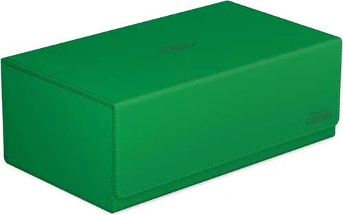 Vista 12 de Ultimate Guard Arkhive 400+, estuche para mazo para 400 cartas TCG con doble funda, negro, compatible con Boulders, cierre magnético y forro