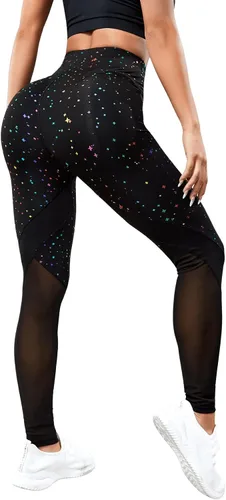 Vista 2 de SweatyRocks - Leggings elásticos para mujer (entrenamiento y yoga)