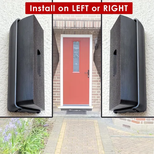 Vista 3 de Soporte de ángulo ajustable para timbre de puerta de 25 a 55 grados sin taladro, compatible con todas las baterías de timbre de video Nest
