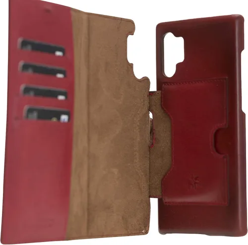 Vista 75 de Venito Florence - Funda de piel compatible con Samsung Galaxy S9, extra segura con bloqueo RFID, cartera desmontable para teléfono (gris decolorado)