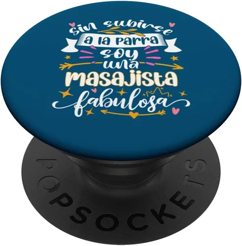Vista 6 de Una Masajista Fabulosa Divertida Mujer Uniforme Masajes PopSockets MagSafe PopGrip para iPhone