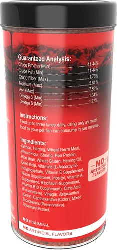 Vista 4 de Omega One Pellets de hundimiento de Super Color, pellets de 0.079 in, 8 oz
