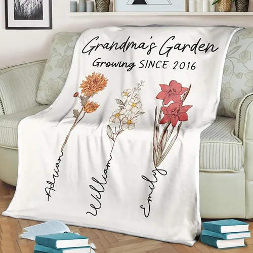 Vista 8 de Pofily Regalos de hija para mamá, manta "to My Daughter", regalos para mamá, abuela, tatarabuela, regalo para mamá, regalo de Navidad, graduación