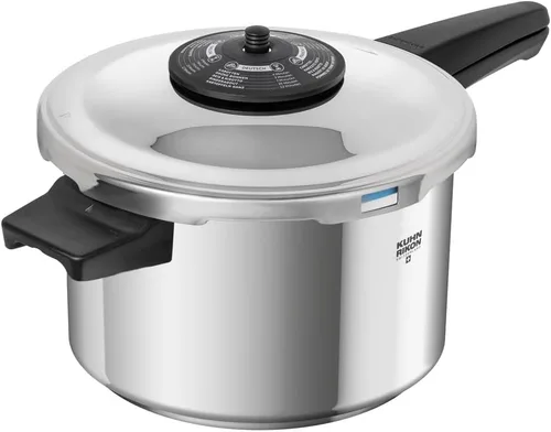 Vista 8 de Kuhn Rikon Duromatic Classic NEO - Olla a presión de mango largo de 3,5 L, hecha en Suiza, ultrarrápida y eficiente energéticamente, base súper