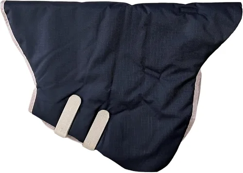 Vista 5 de AJ Tack Manta de invierno impermeable 1200D con alfombra para el cuello, 14.14 oz (400 g) con cuello de vellón, refuerzos de hombro y solapa
