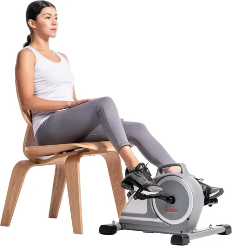Vista 9 de Sunny Health & Fitness Smart Under-Desk Bike Exerciser, Low-Impact Cardio Cycling Equipment for Home/Office, Mini Paddler for Arm/Leg Mobility