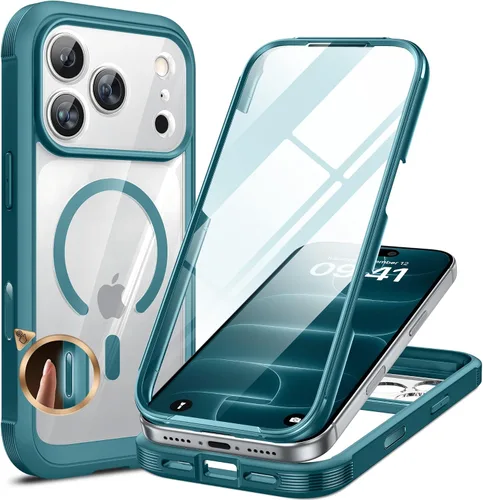 Vista 130 de Miracase Funda de teléfono para iPhone SE de 3ª/2ª generación 2022 2020 de cuerpo completo con protector de pantalla de vidrio integrado, cubierta