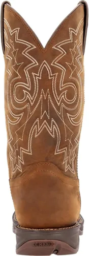 Vista 4 de Durango Rebel Work Botas occidentales impermeables con punta de acero Marrón