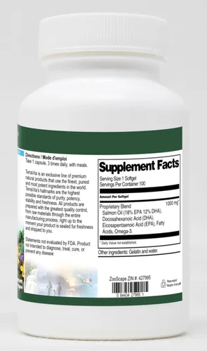 Vista 2 de Aceite de salmón (18:12) - 1000 mg (100 cápsulas blandas, ZIN: 427995)