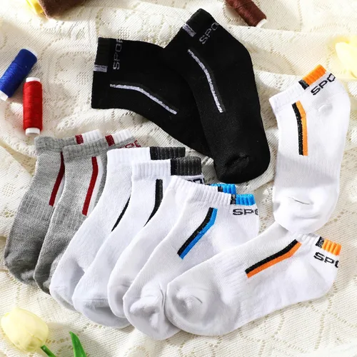 Vista 5 de Croknit 25 pares de calcetines tobilleros para hombre, calcetines deportivos acolchados para hombre, transpirables, para senderismo, deportes