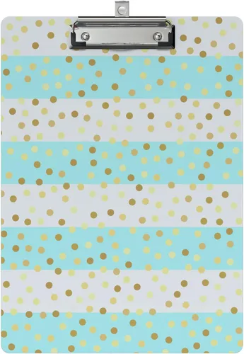 Vista 20 de Bonito portapapeles de madera con diseño decorativo A4 tamaño carta para oficina en el aula, tamaño estándar 9 x 12.5 pulgadas con clip de metal