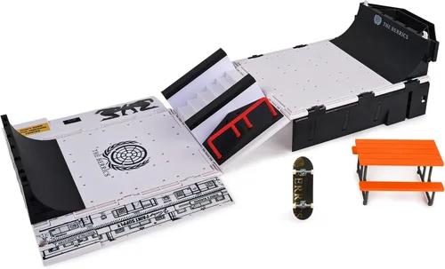 Vista 9 de TECH DECK, The Berrics Transforming Park, X-Connect Park Creator, set de juego plegable de 30 pulgadas de ancho con almacenamiento y monopatín