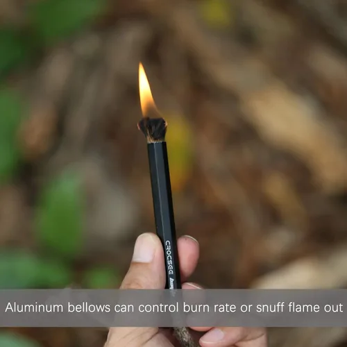 Vista 3 de Survival Wick - Kit de manguitos de tubo de fuelle impermeable y aluminio para arranque de incendios