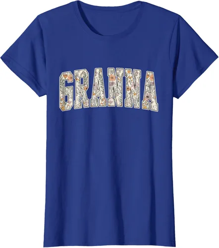 Vista 42 de Granna - Camiseta retro para el día de la madre Negro