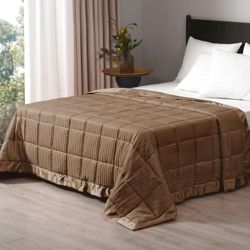 Vista 30 de downluxe - Manta de tamaño King con ribete satinado, edredón ligero alternativo para todas las estaciones, lavable a máquina