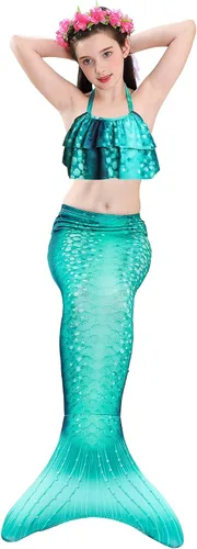 Vista 2 de GALLDEALS - Conjunto de bikini de princesa con mono de 7 a 8 años