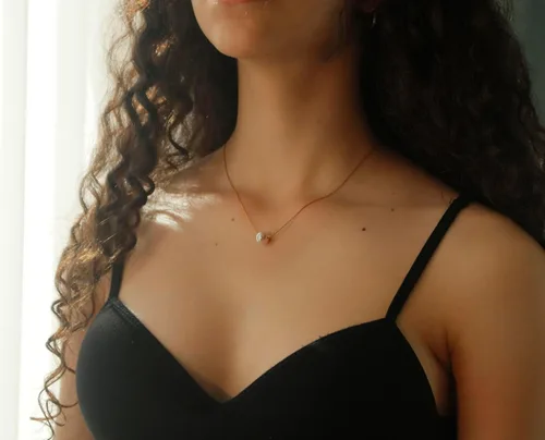 Vista 36 de Collar de hija relleno de oro de mamá o papá, collar clásico de perlas blancas con mensaje significativo, listo para regalar