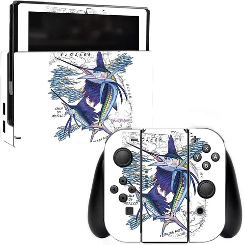 Vista 8 de MightySkins Skin compatible con Nintendo Switch – Delfines nariz de botella Funda protectora de vinilo duradera y única Fácil de aplicar, quitar