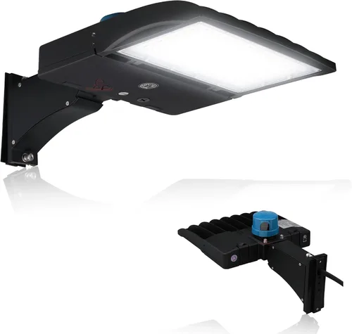 Vista 53 de RuggedGrade Vatiaje de luz LED NextGen IV de 100 W para estacionamiento Negro