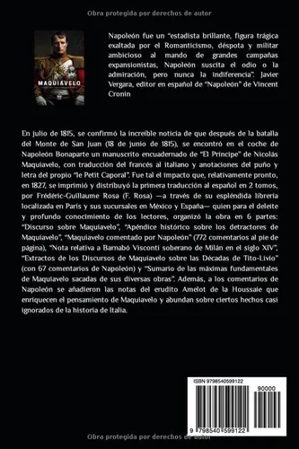 Vista 2 de Maquiavelo comentado por N.on Bonaparte Manuscrito hallado en el coche de Buonaparte, después de la batalla del Monte San-Juan, el 18 de junio