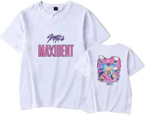 Vista 12 de Xkpopfans Kpop SKZ Straykids Maxident Merch - Camiseta unisex Felix Minho