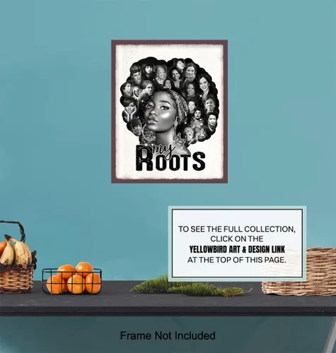 Vista 6 de Arte negro – Decoración afroamericana Mujeres negras famosas afroamericanas – Decoración de aula de orgullo – Póster del mes de la historia – Arte