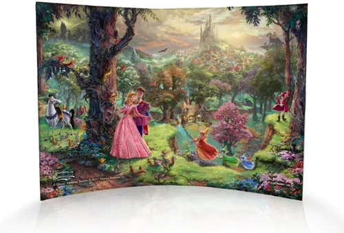 Vista 25 de Disney Brave - Thomas Kinkade Studios - Impresión fotográfica acrílica curvada de 10 x 7 pulgadas - Decoración independiente - Coleccionable