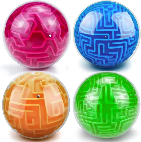 Vista 12 de YongnKids Amaze - Rompecabezas de pelota de laberinto secuencial de memoria 3D, regalos de juguetes para niños y adultos - Juego de desafíos