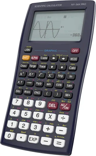 Vista 10 de Calculadora científica recargable ROATEE 991ES MAX, CalcNote Multivista de 4 líneas con pantalla LCD, bloc de notas de escritura plegable portátil