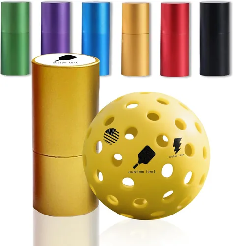 Vista 9 de Marcador de sello de pickleball personalizado - Sello de nombre personalizado para bolas de pickleball, sin ensuciar, tinta de larga duración