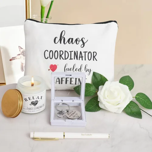 Vista 4 de Regalos de coordinadora del caos para mujeres, jefe, compañera de trabajo, gerente, oficina, ella, profesora, enfermera, mamá, regalos únicos