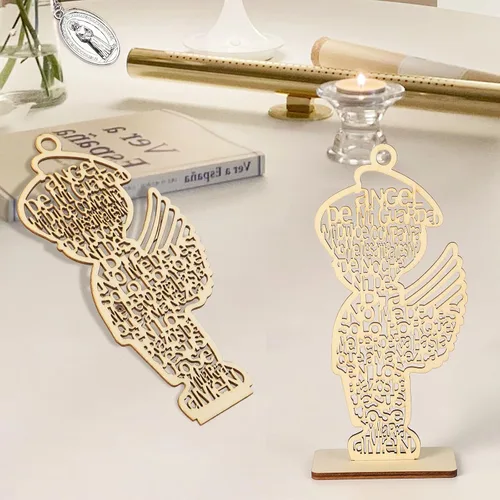 Vista 3 de Centros de mesa de bautismo de madera para mesa, centros de mesa para bautizo bodas, decoraciones de comunión Mi Primera, decoraciones de bautismo