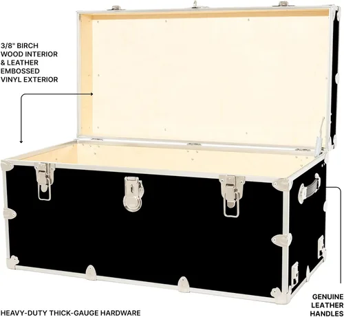 Vista 3 de Rhino Classic XXL - Baúl de almacenamiento, baúl de dormitorio Negro